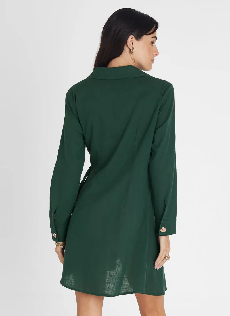Emerald Long Sleeve Dress