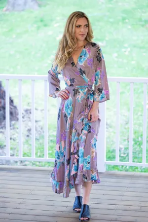 Emi Wrap Dress - Mauve