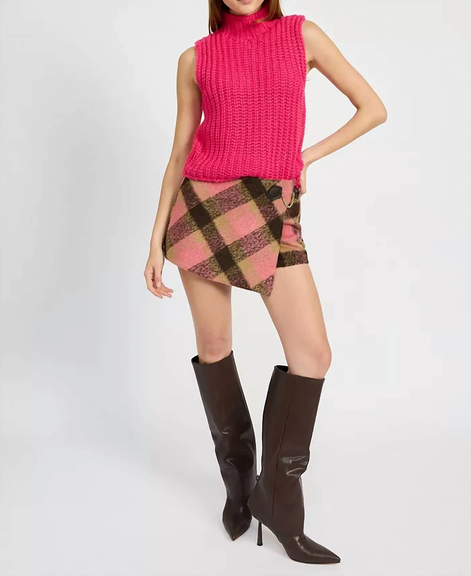 En Saison - Linnie Sleeveless Knit Sweater