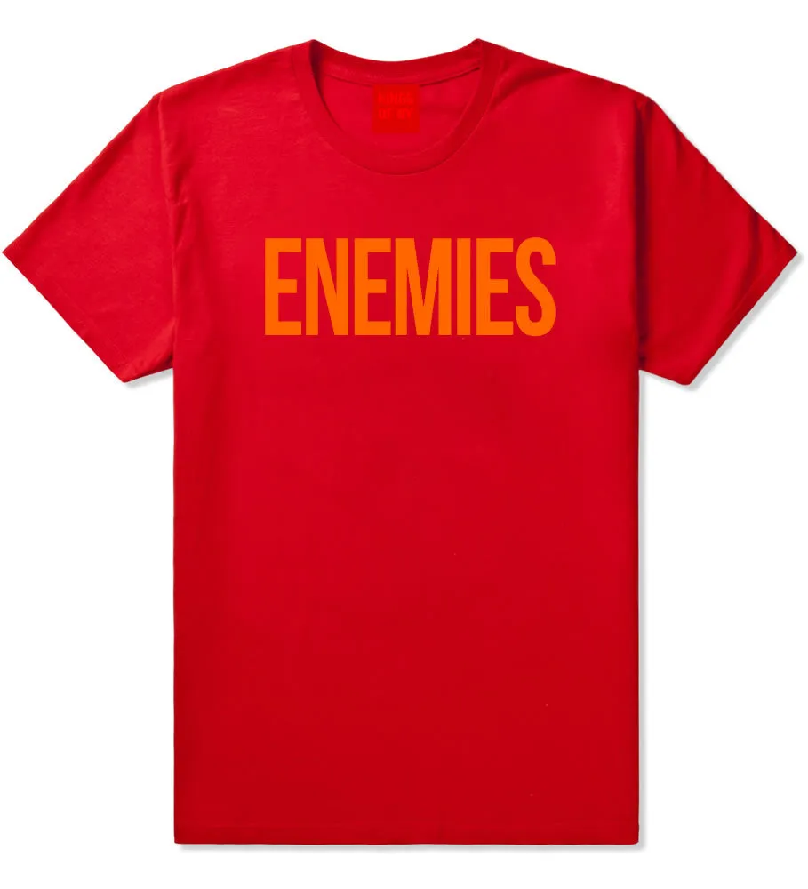ENEMIES Orange Print T-Shirt