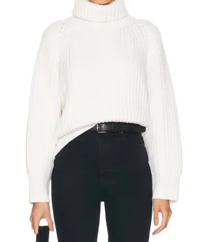 Enza Costa - CHUNKY CASHMERE TURTLENECK SWEATER