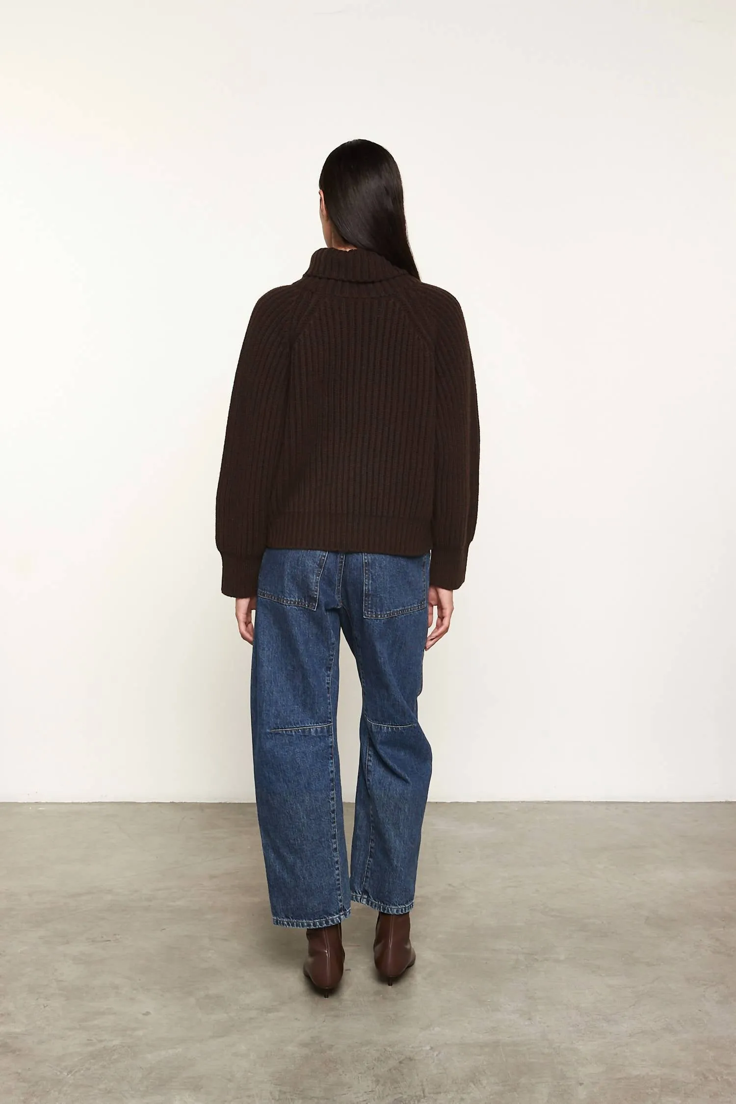 Enza Costa - CHUNKY CASHMERE TURTLENECK SWEATER