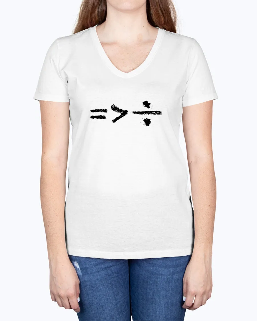 Equality-a - Ladies V-neck T-Shirt