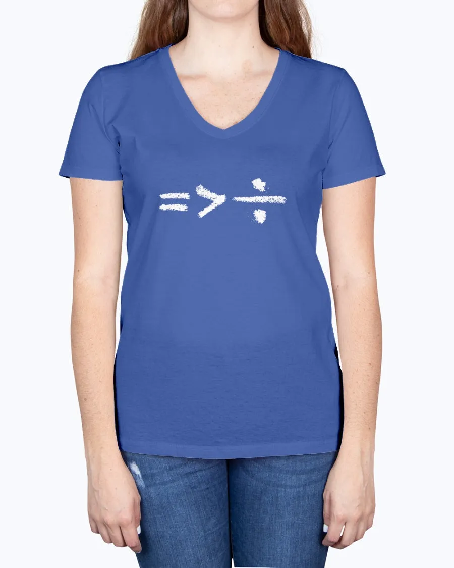 Equality-a - Ladies V-neck T-Shirt