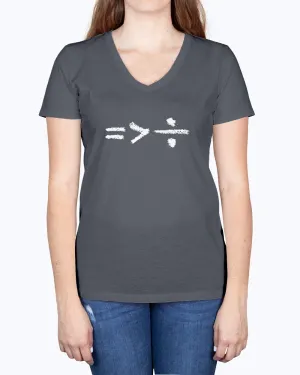 Equality-a - Ladies V-neck T-Shirt