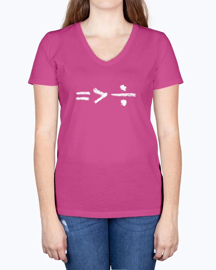 Equality-a - Ladies V-neck T-Shirt
