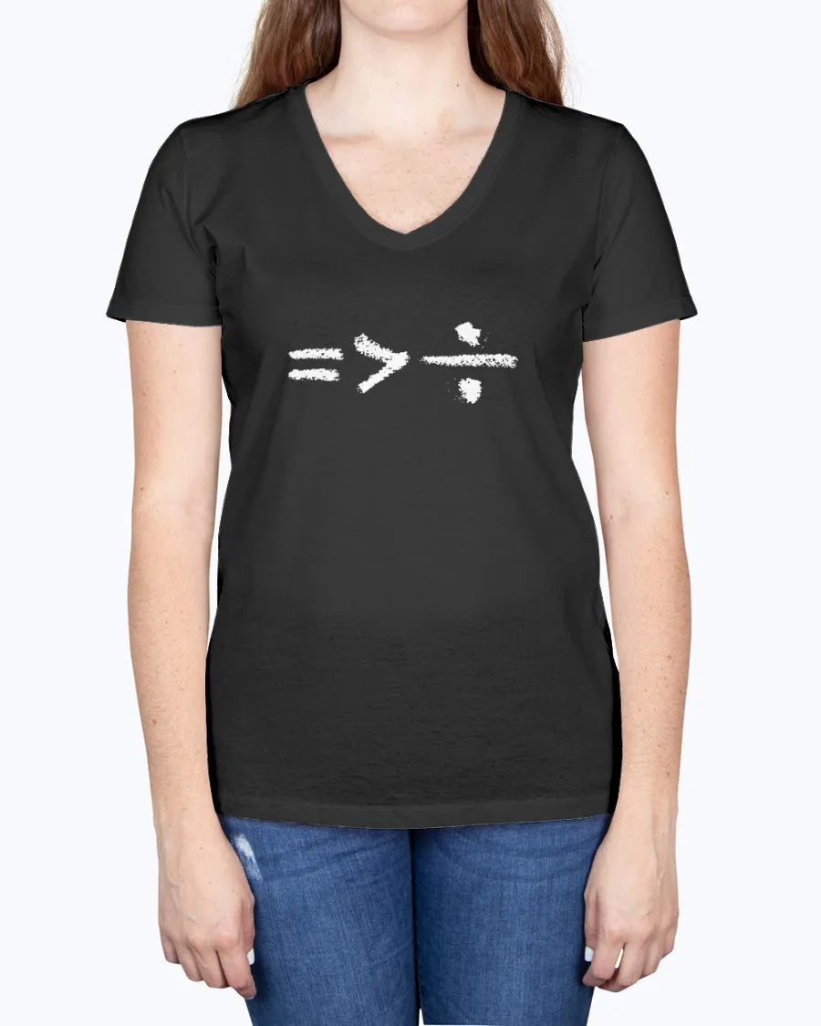 Equality-a - Ladies V-neck T-Shirt