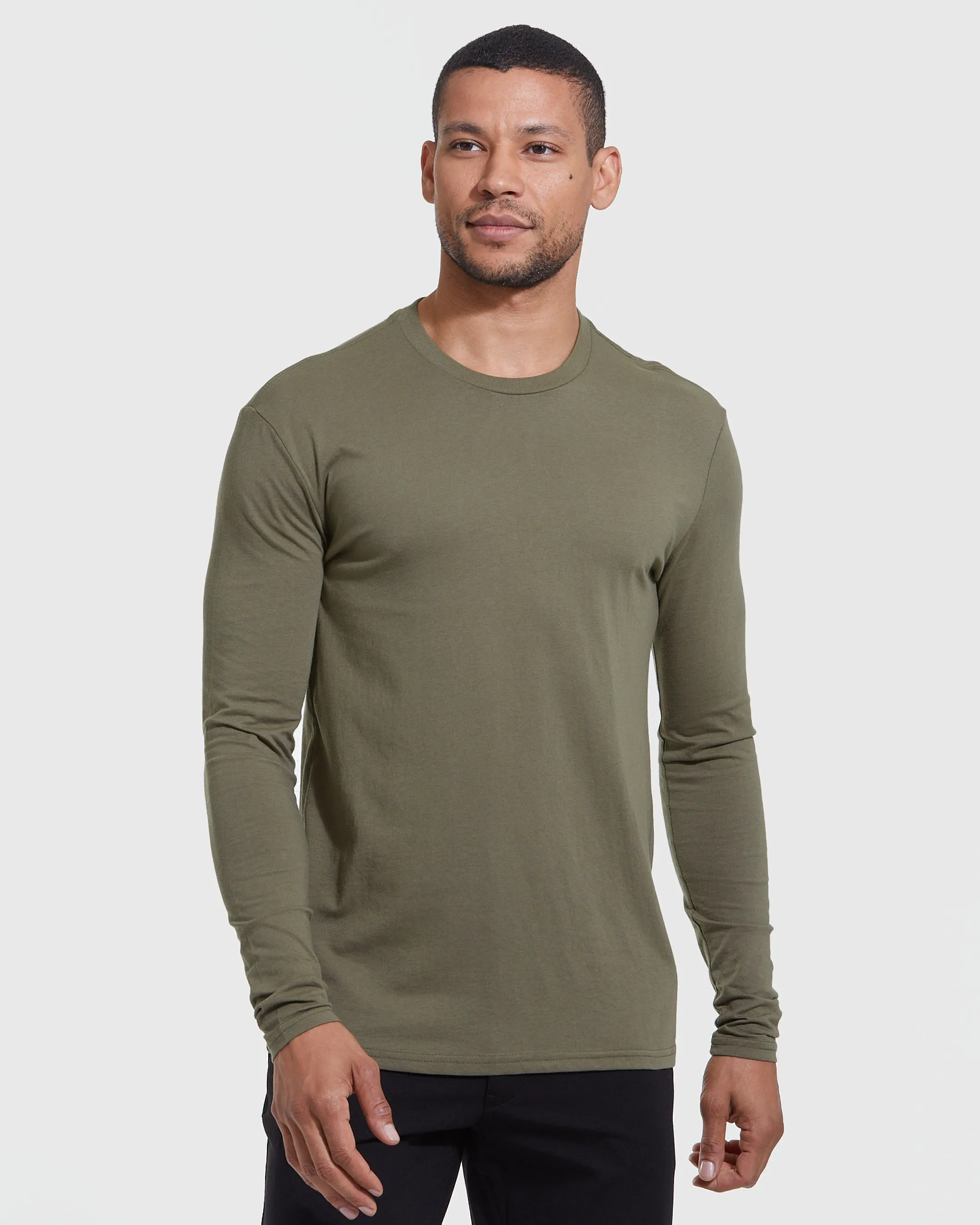 Essential Long Sleeve Crew 6-Pack