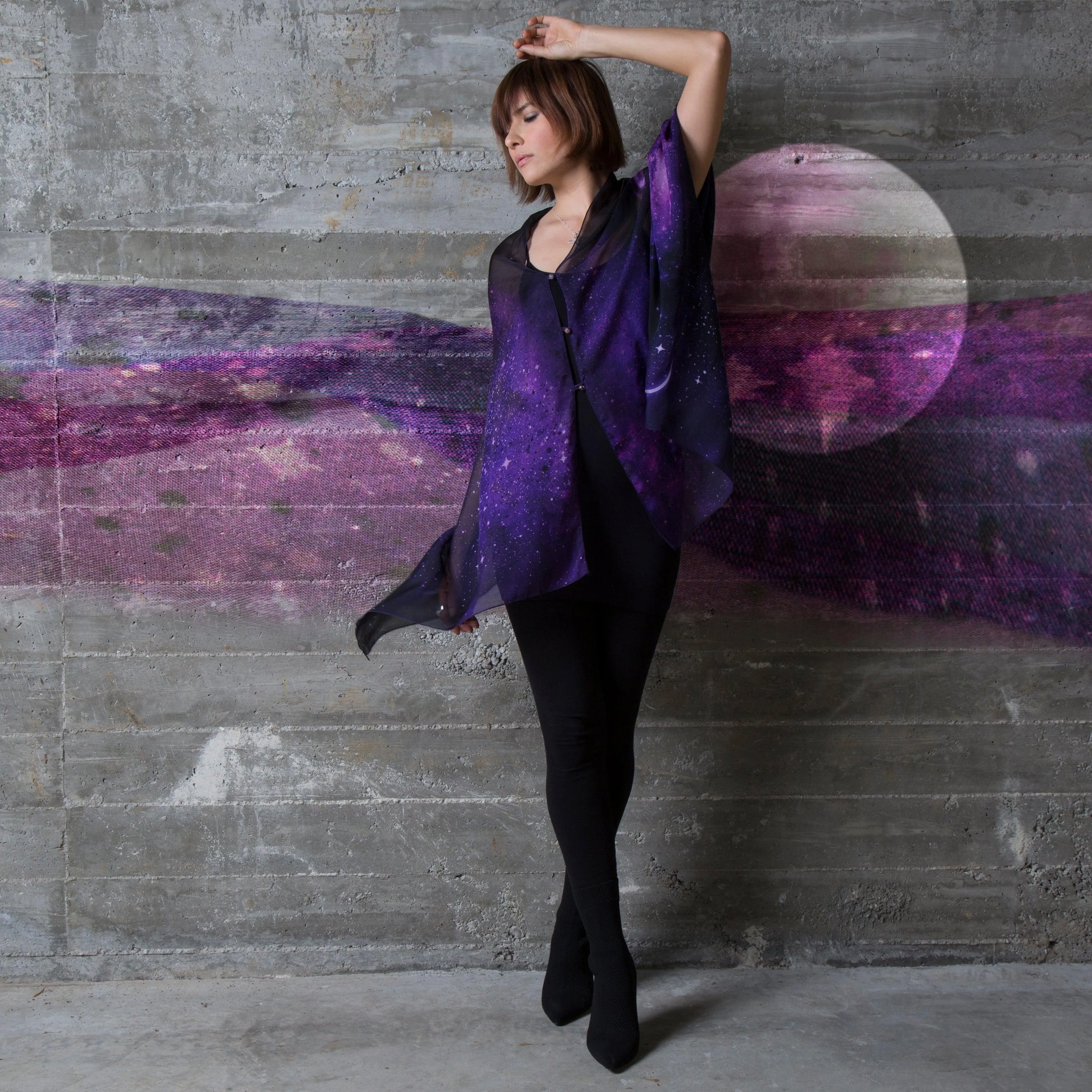 Eternity Silk Chiffon Scarf Wrap