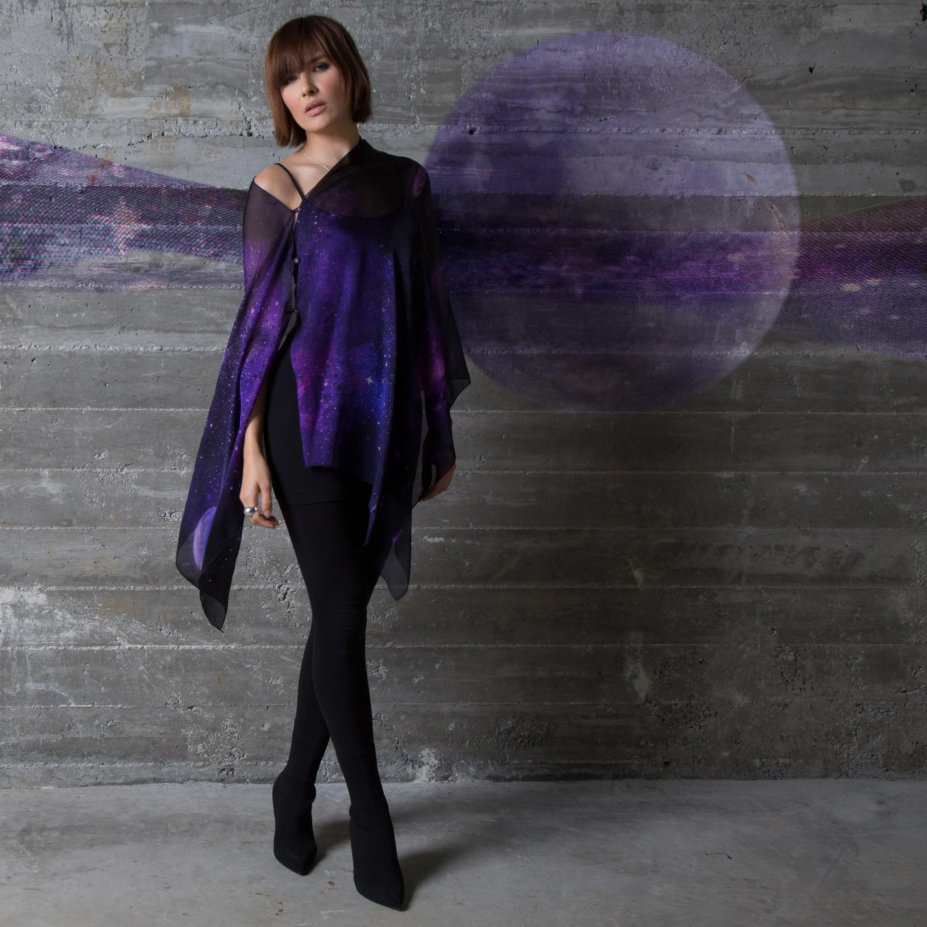 Eternity Silk Chiffon Scarf Wrap