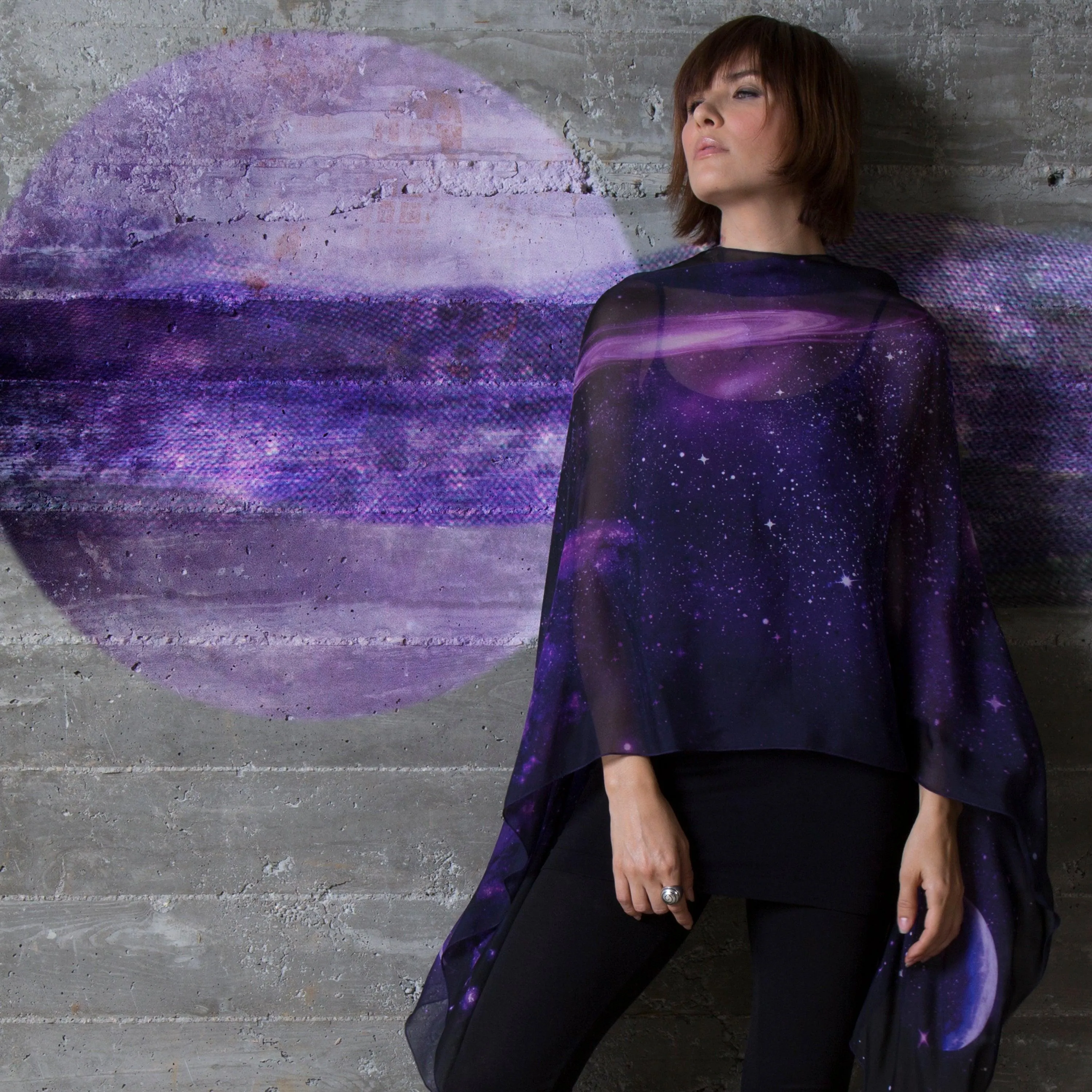 Eternity Silk Chiffon Scarf Wrap