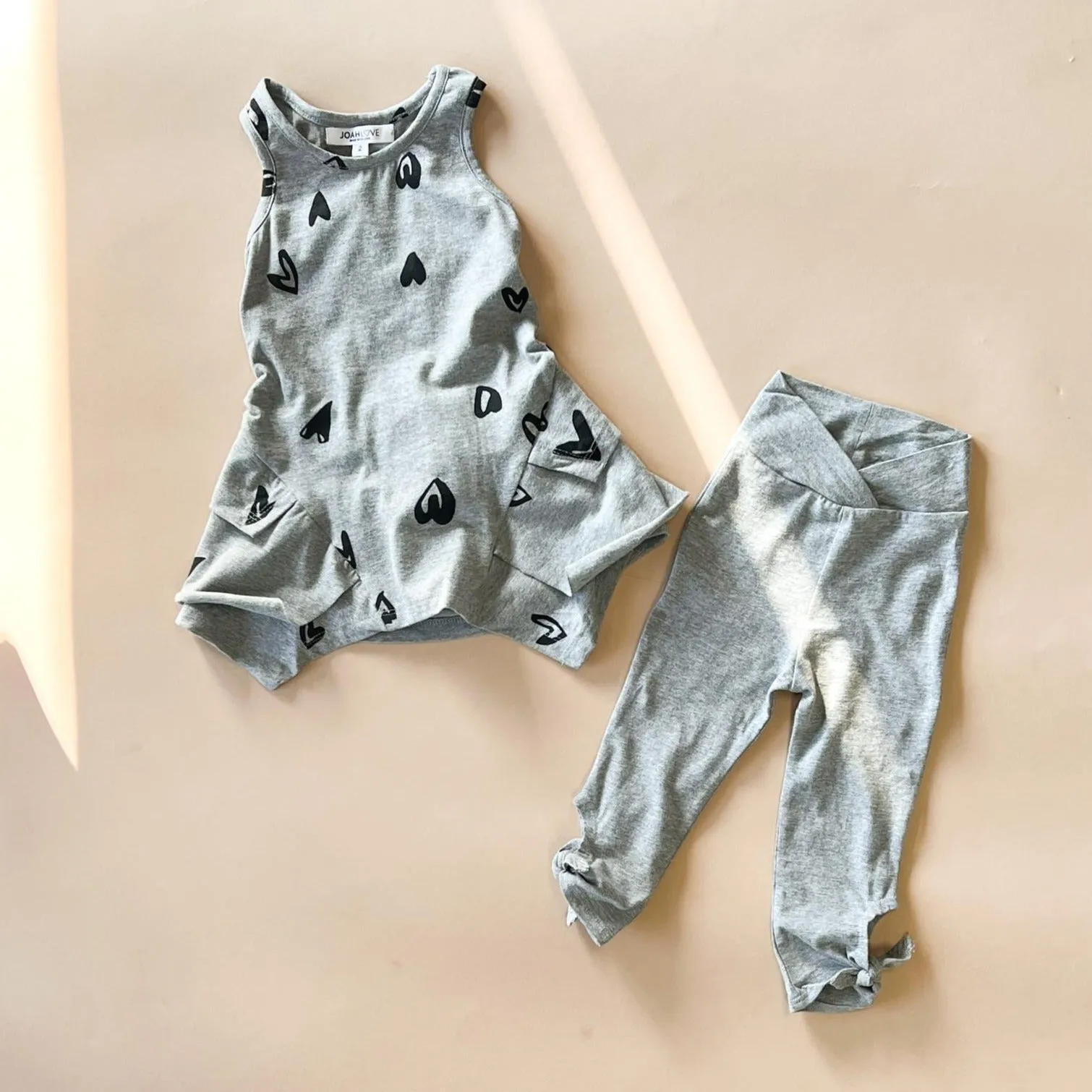 Etta-Heart Tunic top | Heather