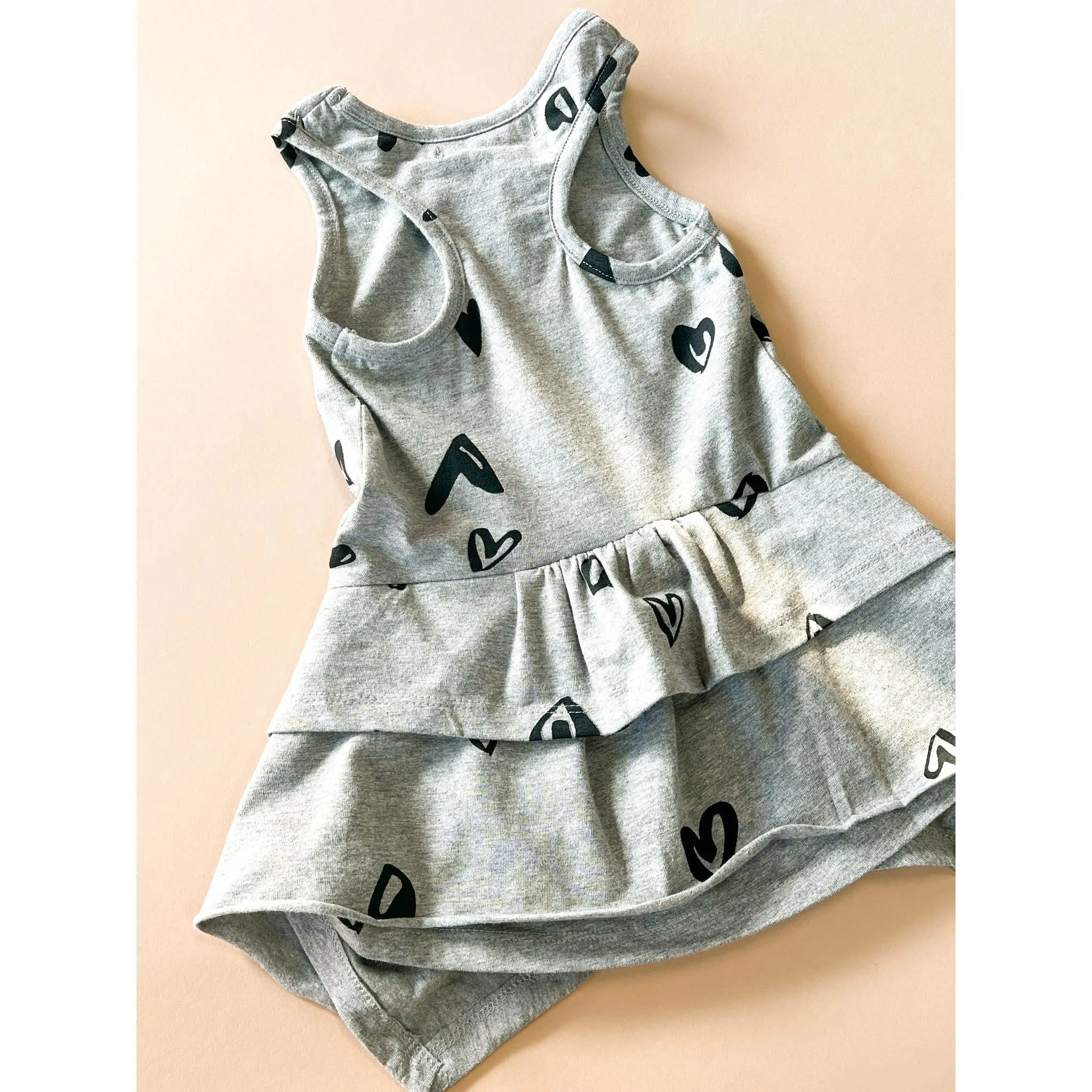 Etta-Heart Tunic top | Heather