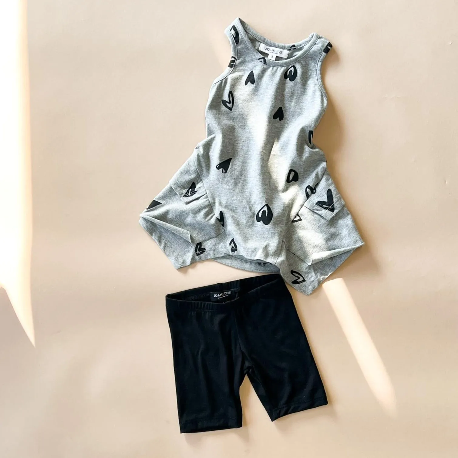 Etta-Heart Tunic top | Heather