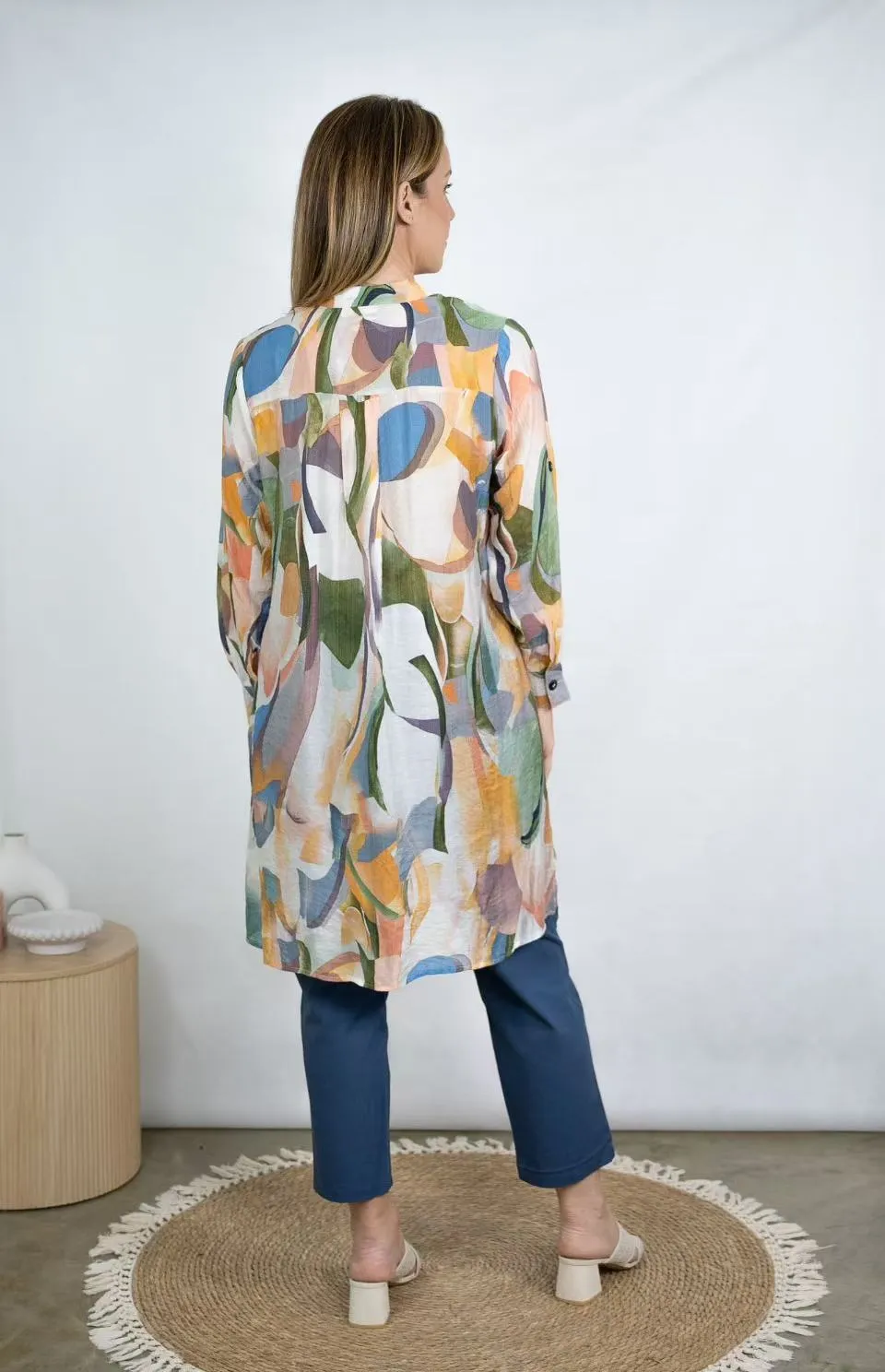 EVA Green Floral Print Tunic