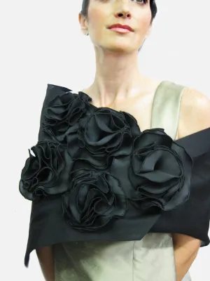 Evening Wrap with 5 Flowers