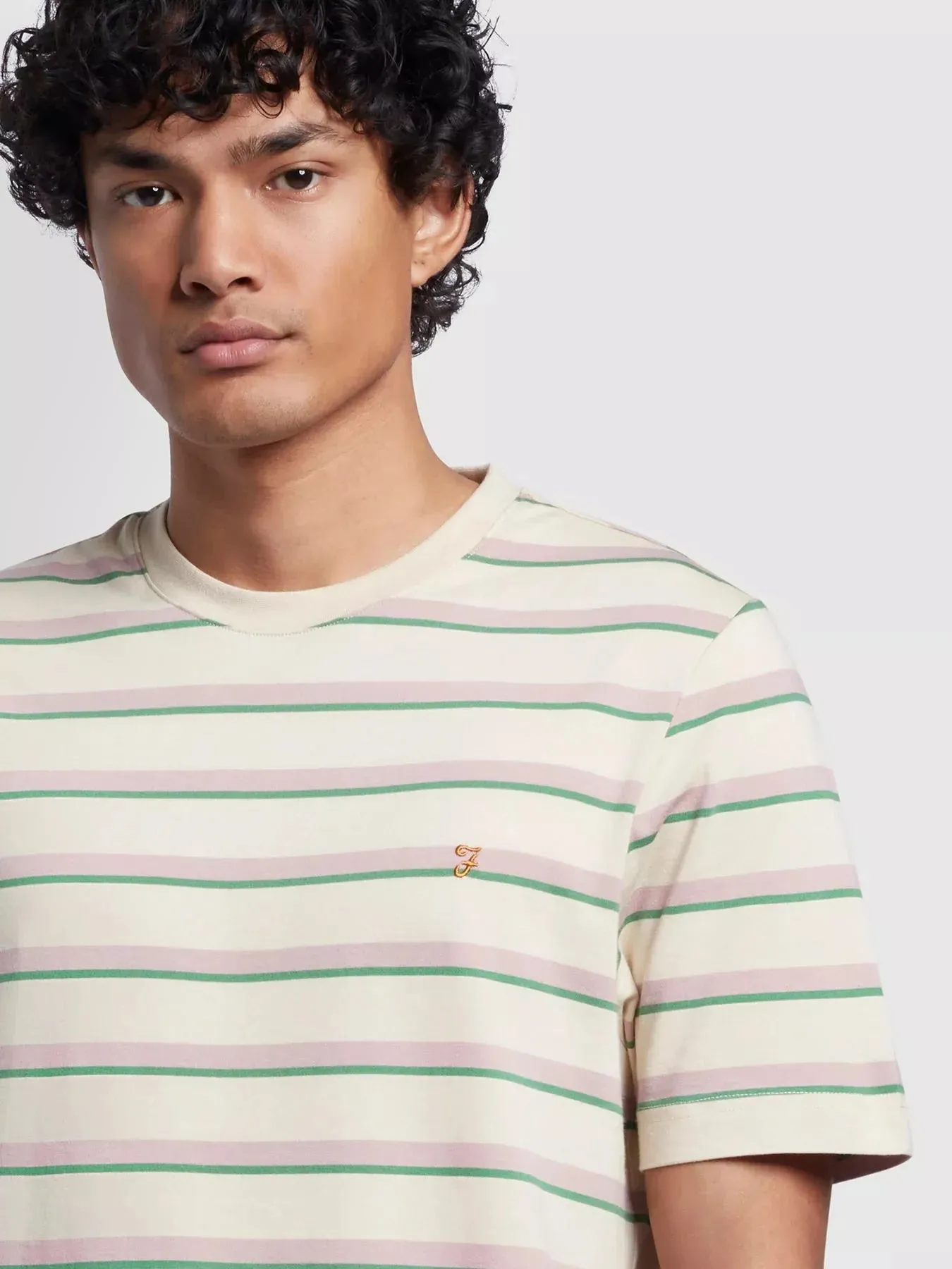 Farah Coxsone T-Shirt In Fog