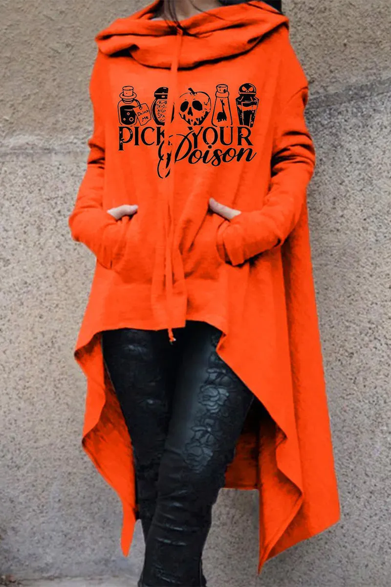 Fashion Casual Print Printing U Neck Tops