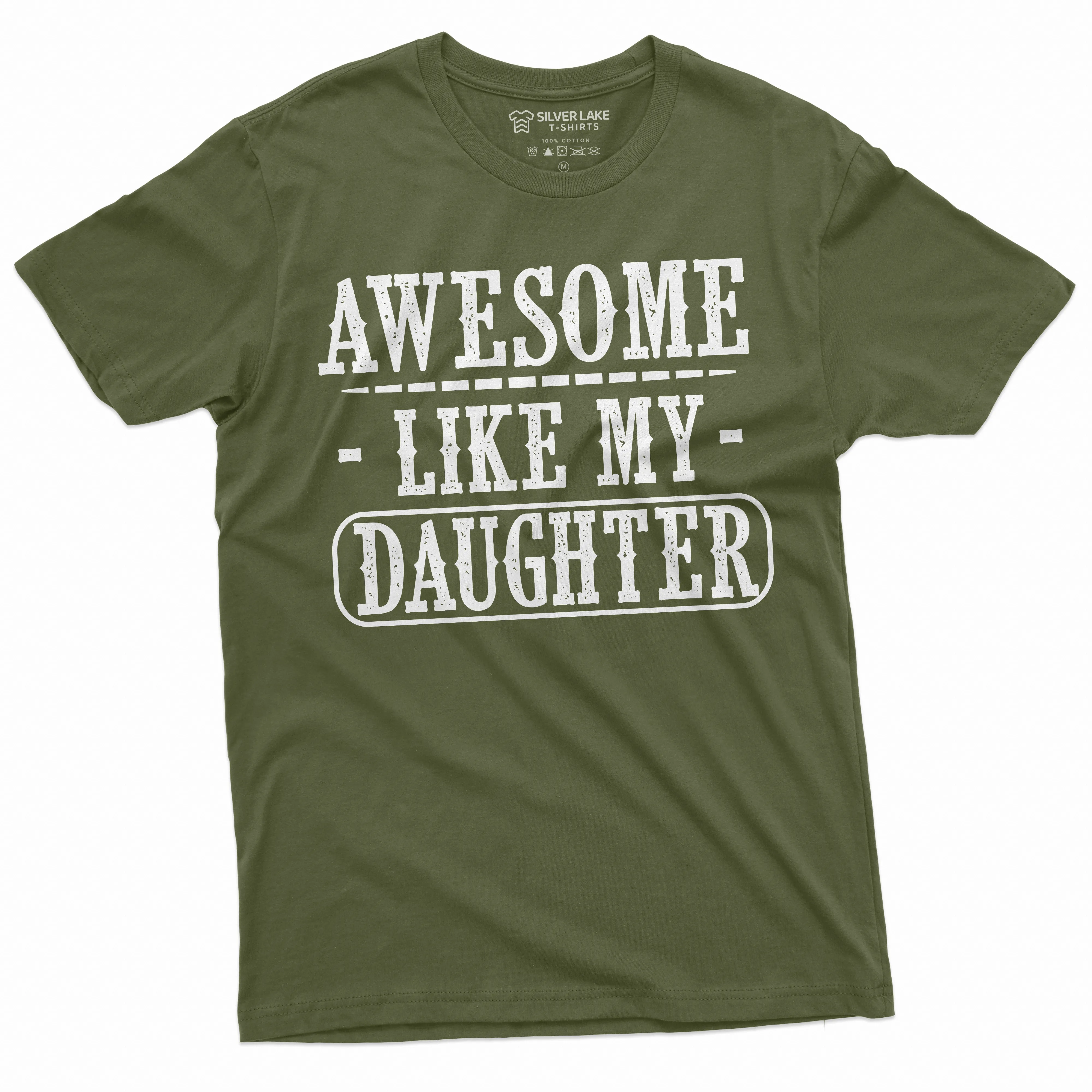 Father T-shirt, Dad tee shirt, Fathers day shirt, dad daughter tee, awesome like my daughter, Dad Gift shirt, Gift Mens shirt, Mens tee