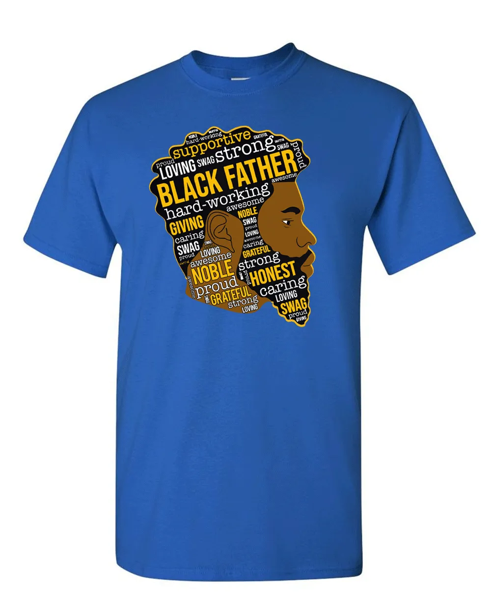 Father's Day T-shirt, Dad T-shirt, Black Father T-shirt
