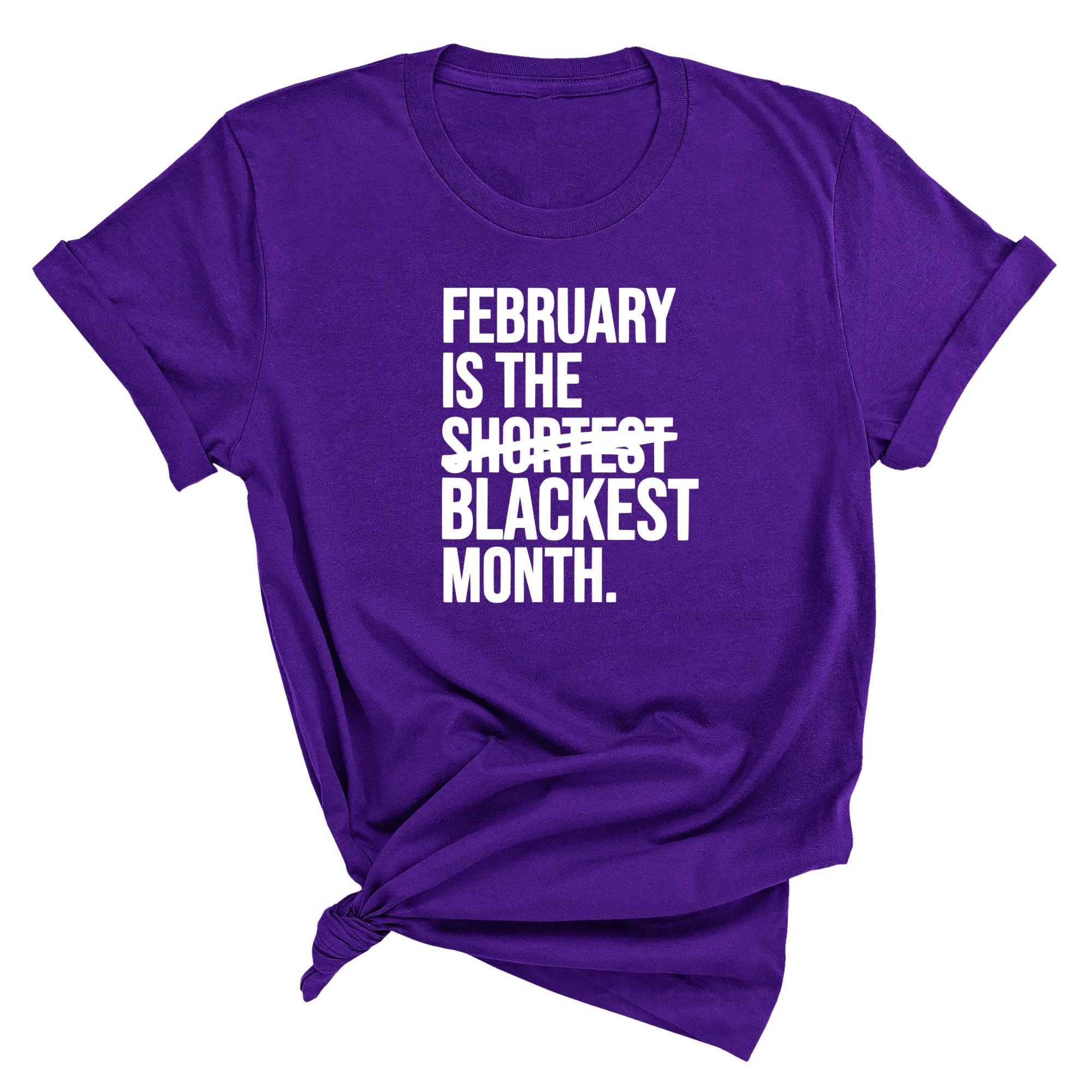 February is the Blackest Month Unisex Tee