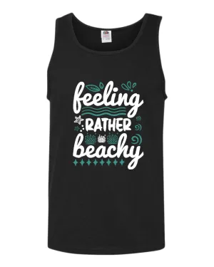 Feeling rather beachy tank top, summer tank top, beach party tank top