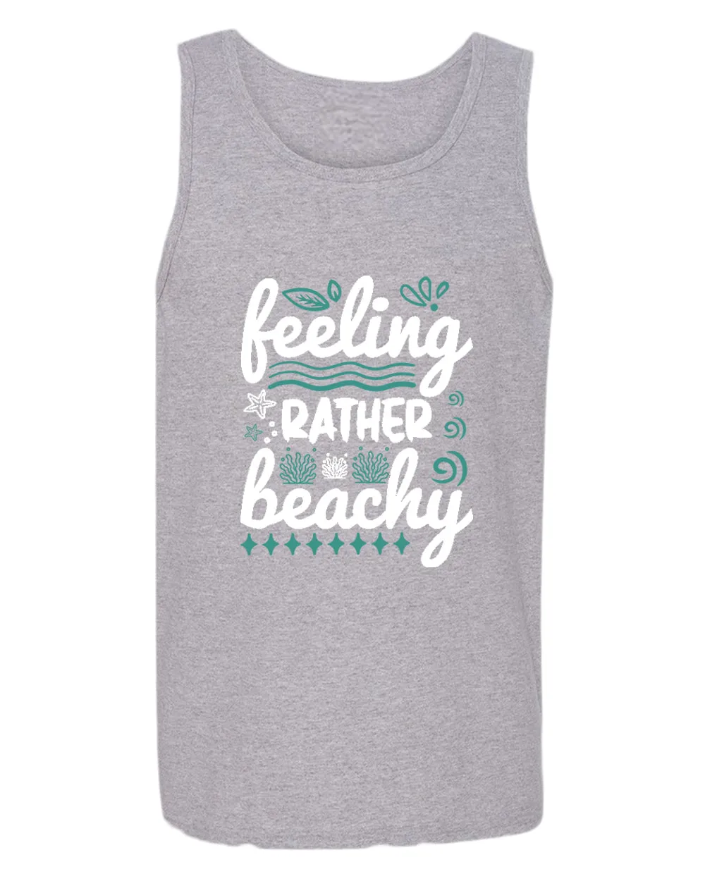 Feeling rather beachy tank top, summer tank top, beach party tank top