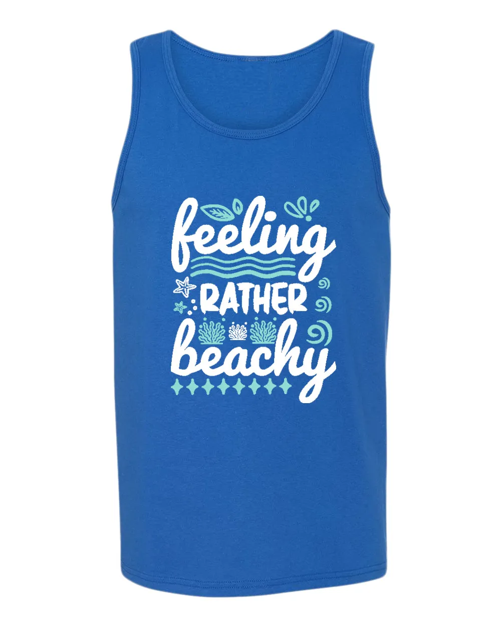 Feeling rather beachy tank top, summer tank top, beach party tank top