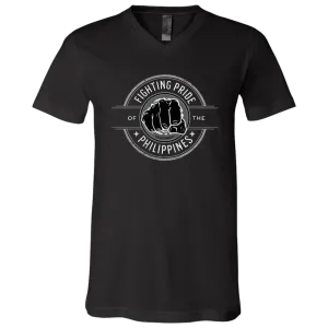 Fighting Pride Of The Philippines Unisex Jersey V-Neck T-Shirt