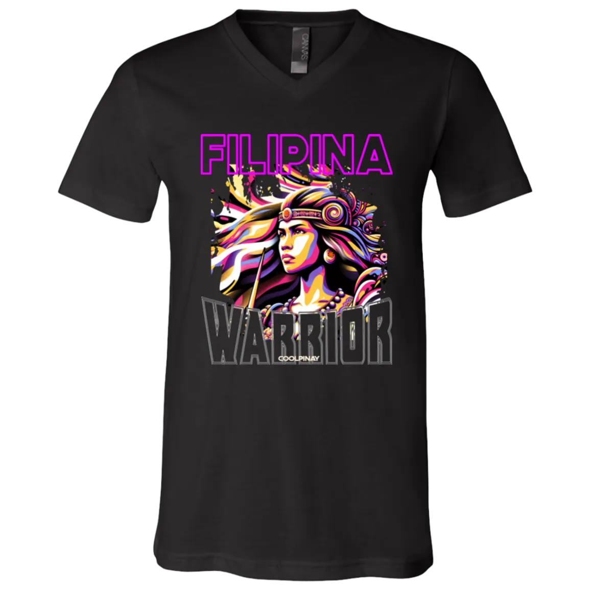 Filipina Warrior Princess Unisex Jersey V-Neck T-Shirt