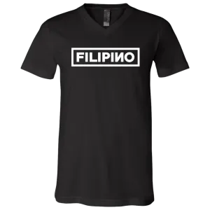 Filipino BP Unisex Jersey V-Neck T-Shirt