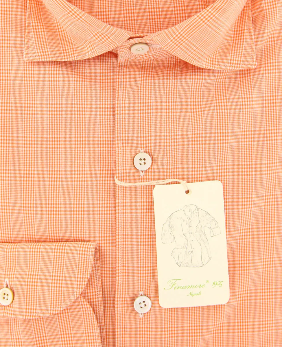 Finamore Napoli Orange Shirt - Extra Slim
