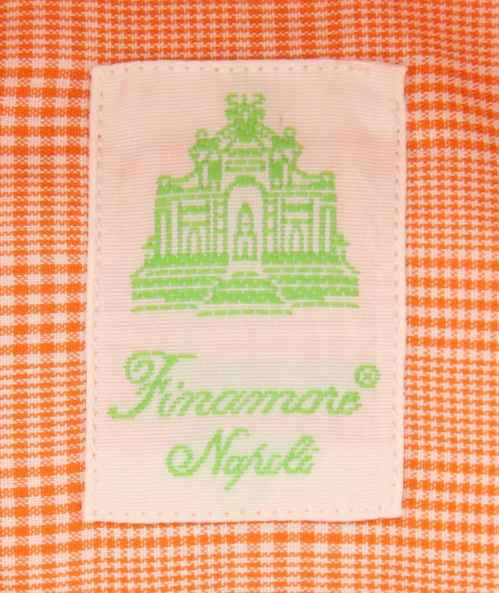 Finamore Napoli Orange Shirt - Extra Slim