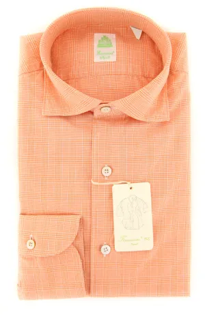 Finamore Napoli Orange Shirt - Extra Slim
