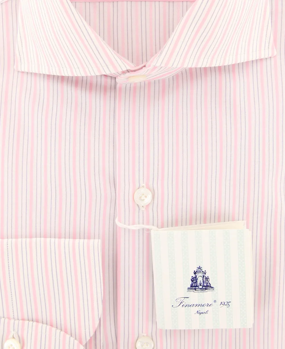 Finamore Napoli Pink Shirt - Slim