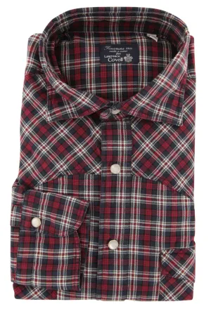 Finamore Napoli Red Shirt - Extra Slim