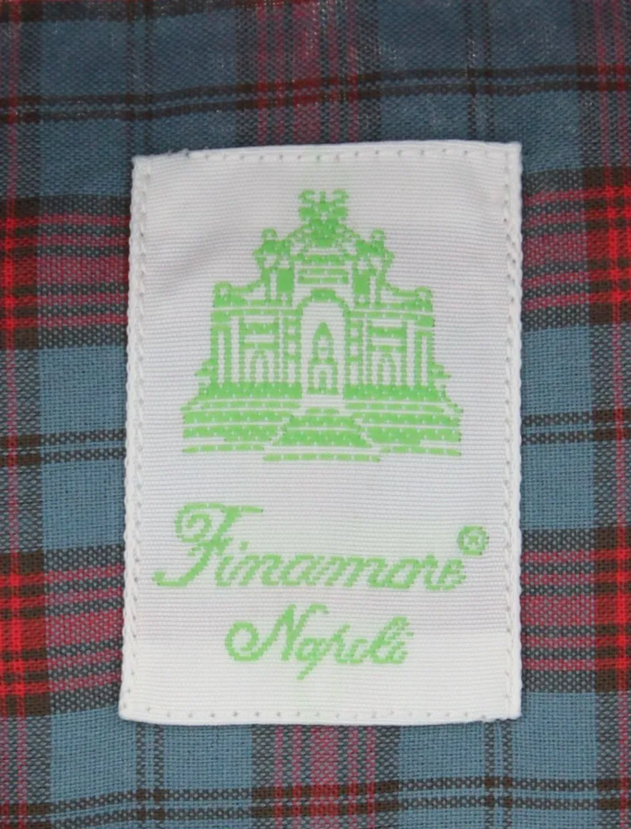 Finamore Napoli Red Shirt - Extra Slim