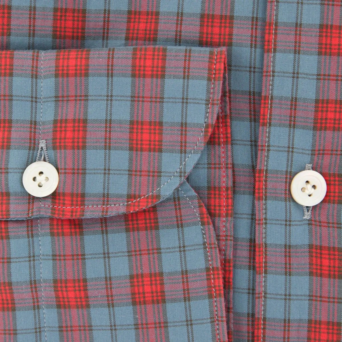Finamore Napoli Red Shirt - Extra Slim