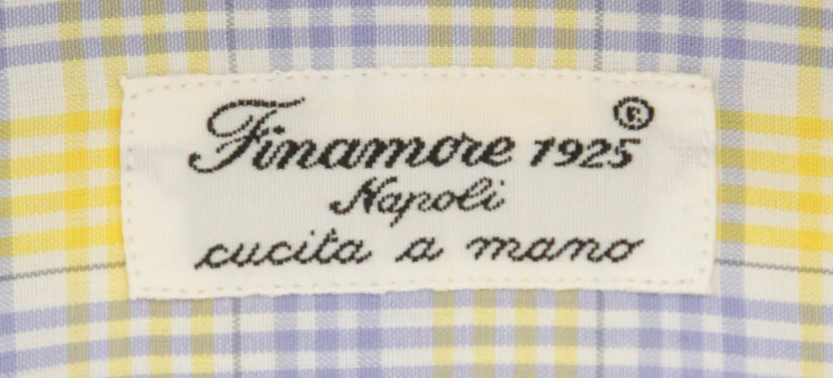 Finamore Napoli Yellow Shirt - Slim