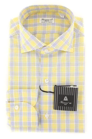 Finamore Napoli Yellow Shirt - Slim