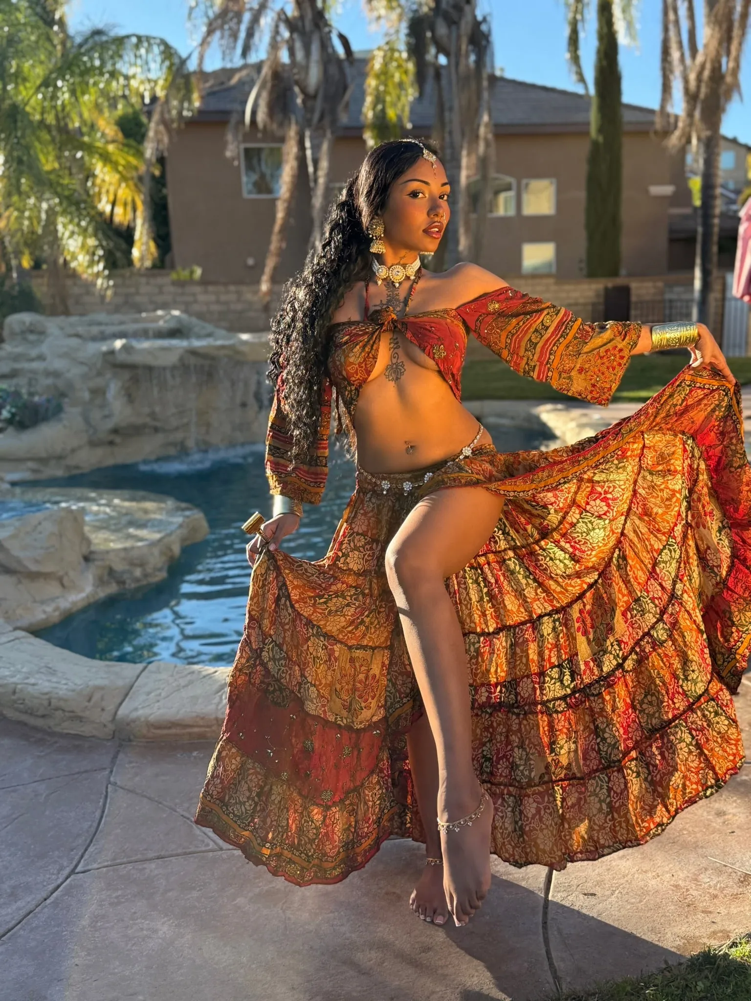 Fire Sun Goddess Set