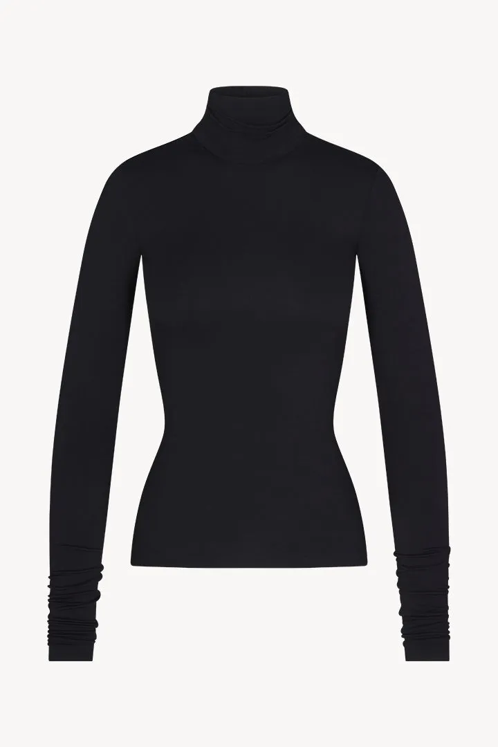 Fitted Turtleneck Top