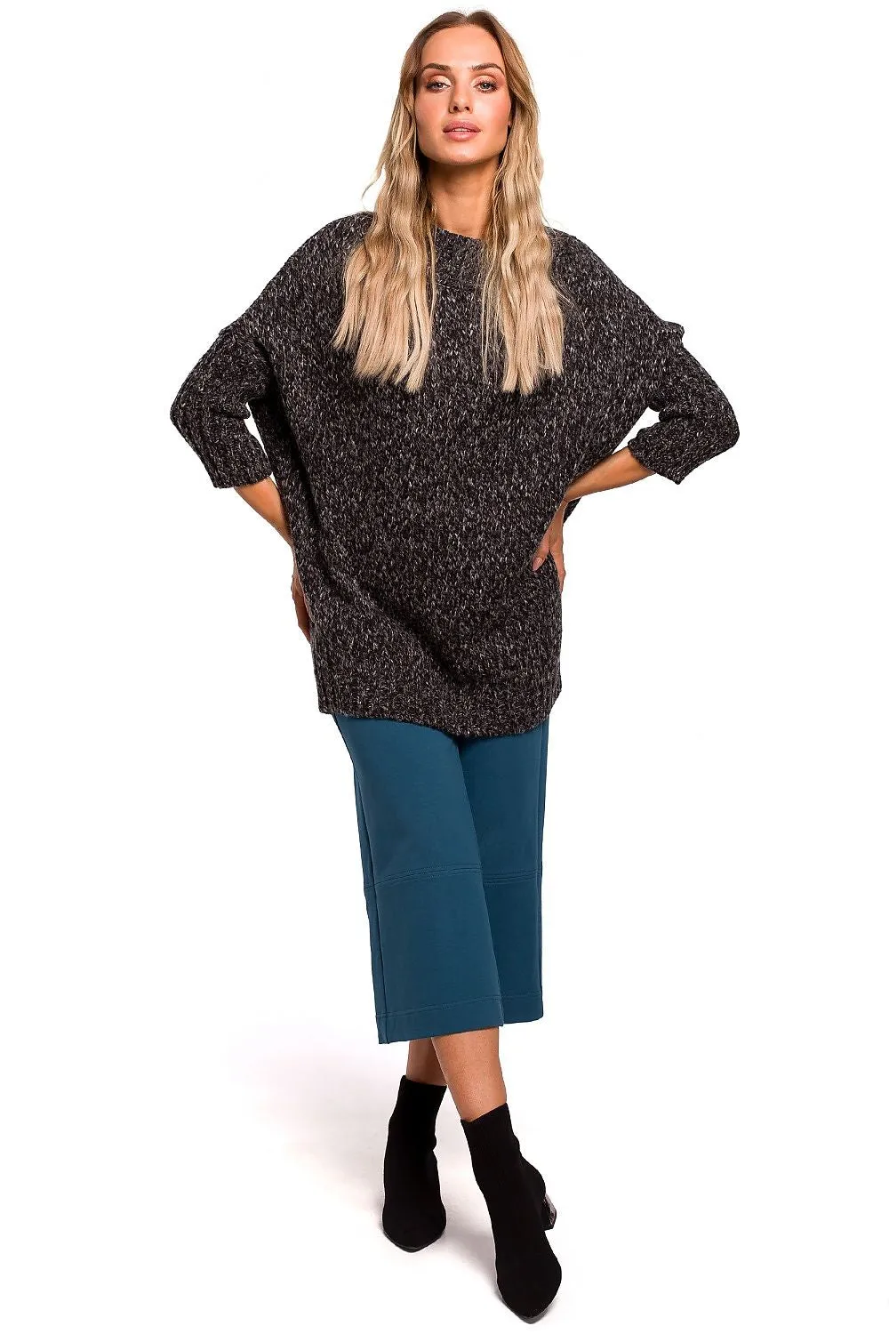 Fleecy Longline Oversized Sweater