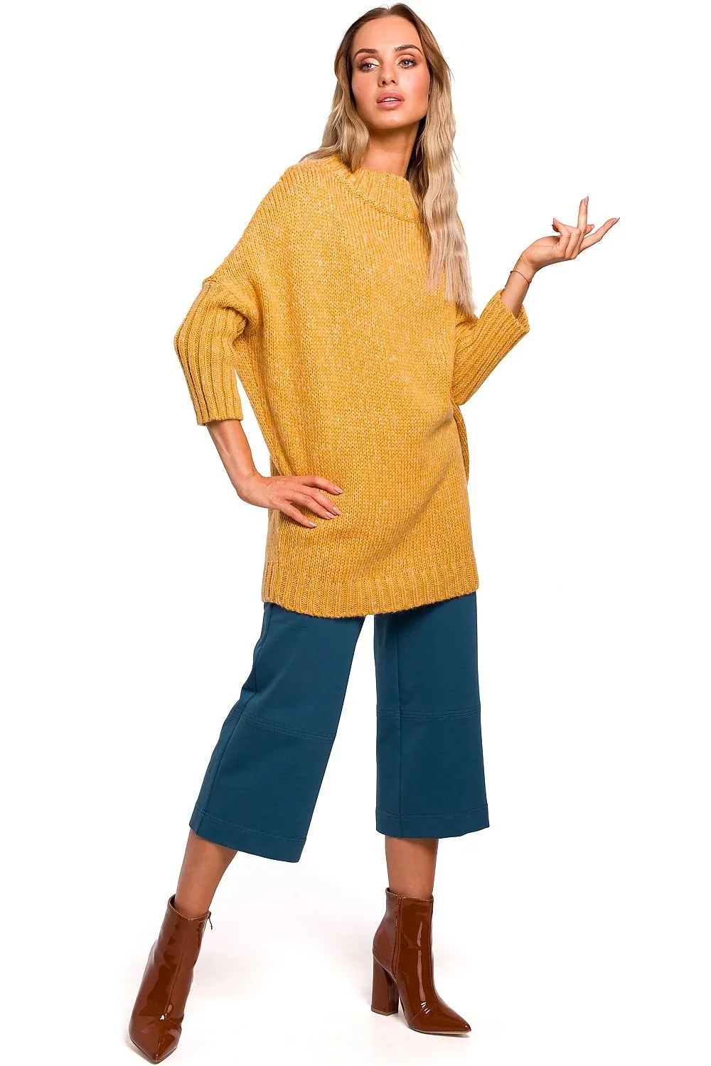 Fleecy Longline Oversized Sweater
