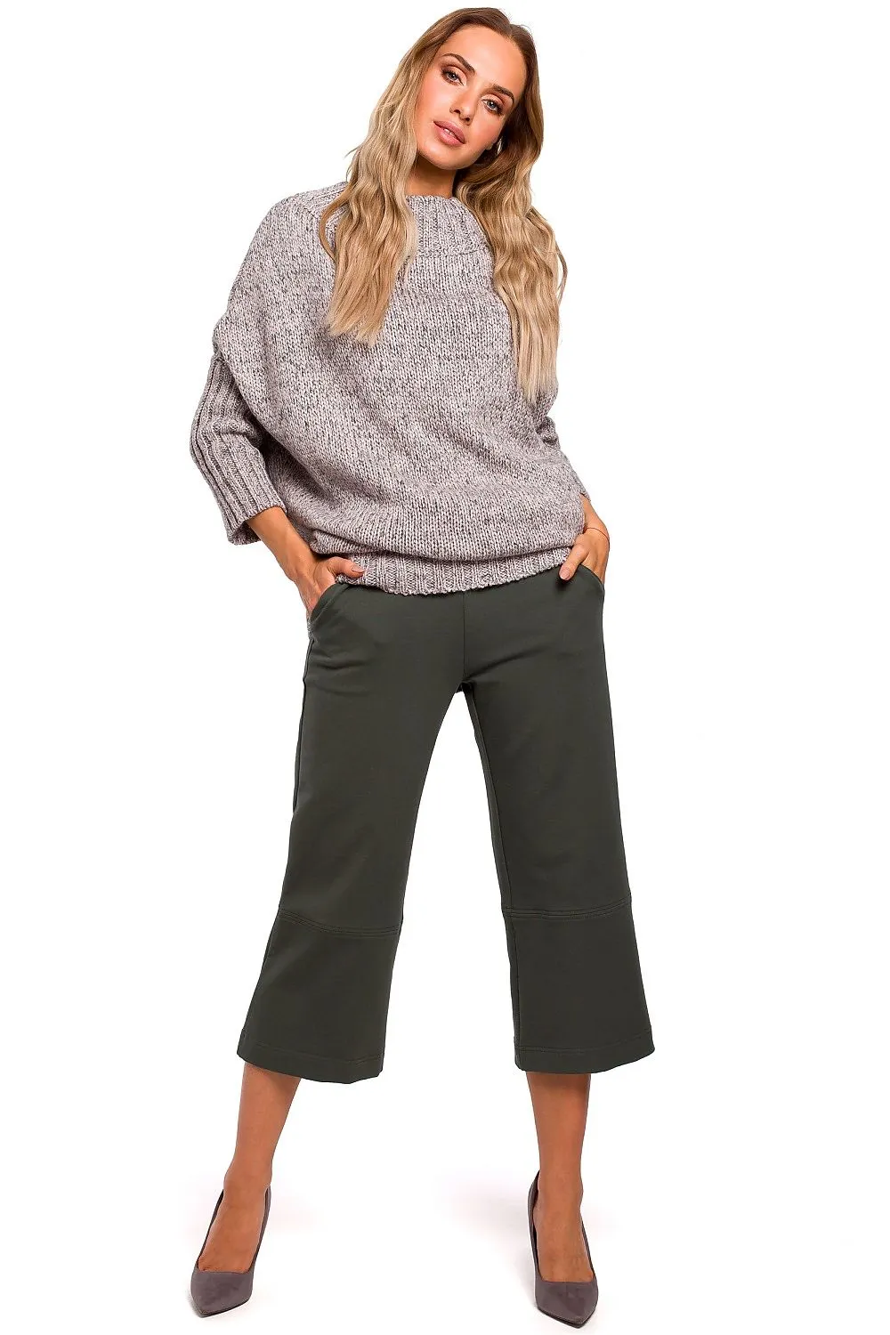 Fleecy Longline Oversized Sweater