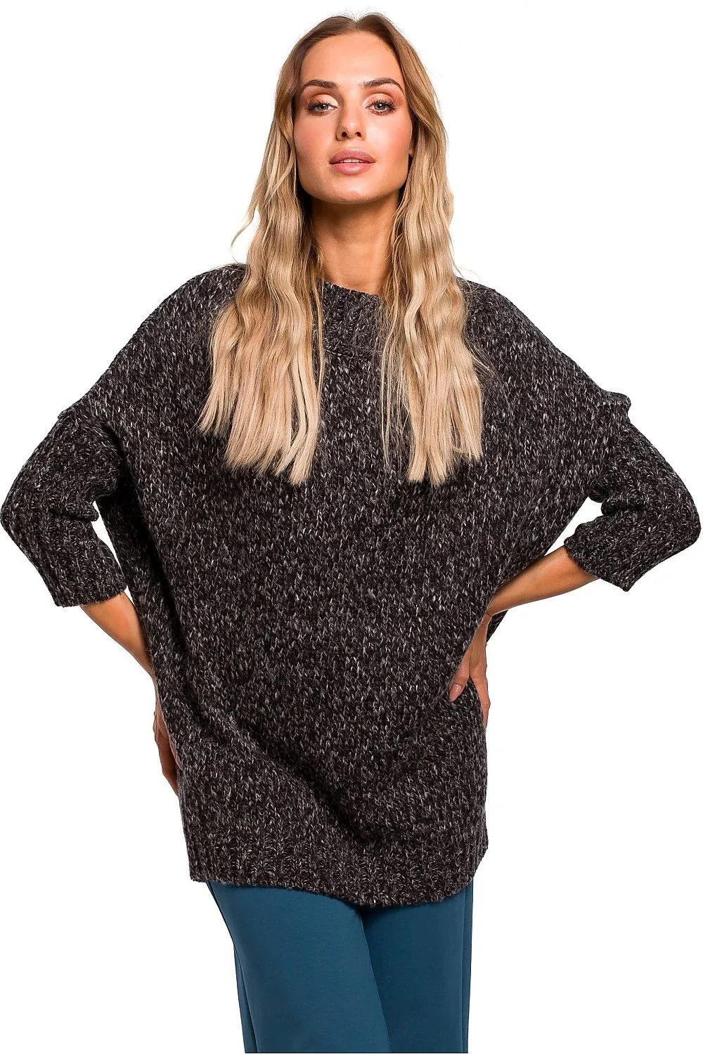Fleecy Longline Oversized Sweater