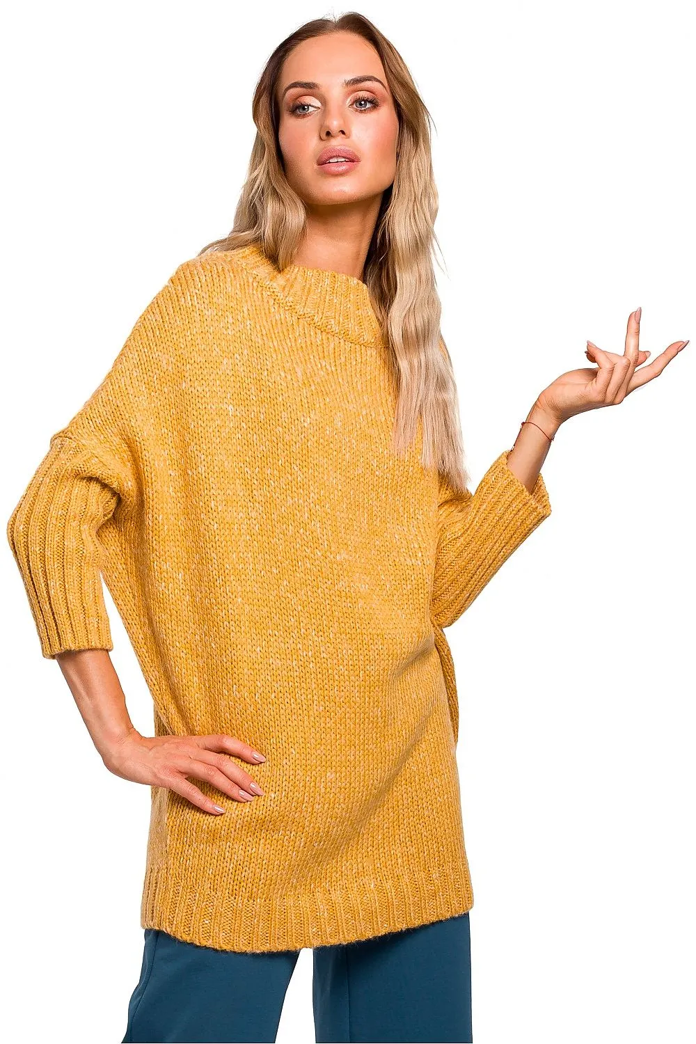 Fleecy Longline Oversized Sweater