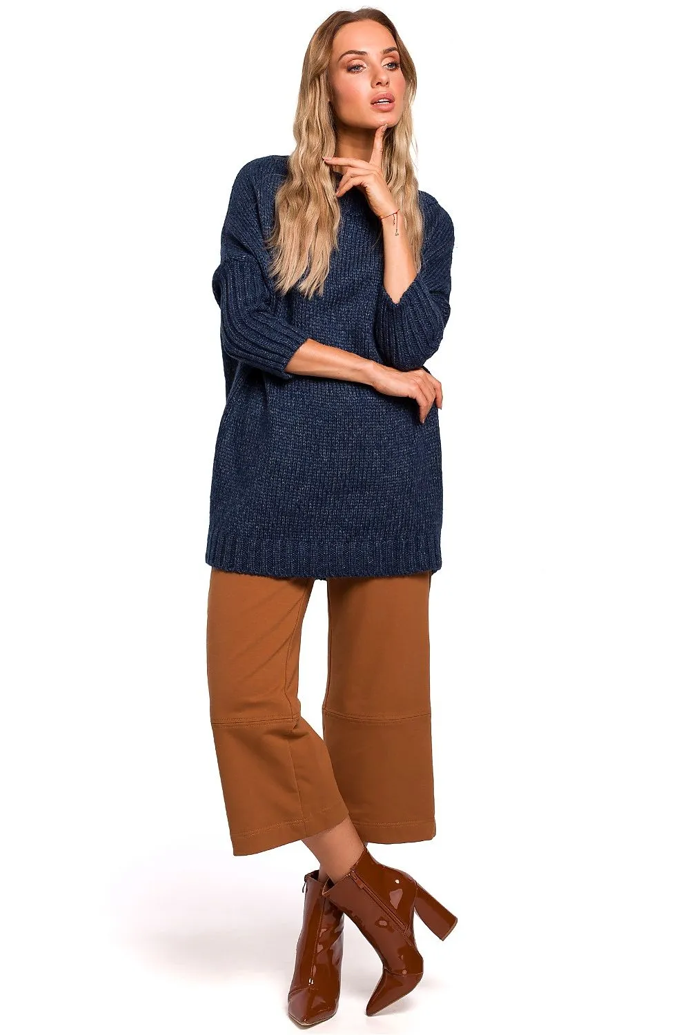 Fleecy Longline Oversized Sweater
