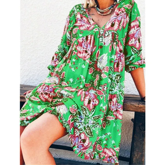 Floral Printed Dress