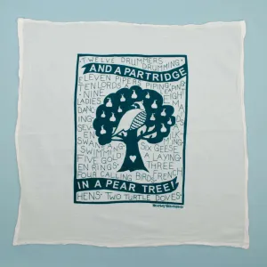 Flour Sack Tea Towels: Twelve Days of Christmas